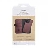Buffalo iPhone 15 Pro Max Etui 3 Kortlomme Avtakbart deksel MagSeries Brun