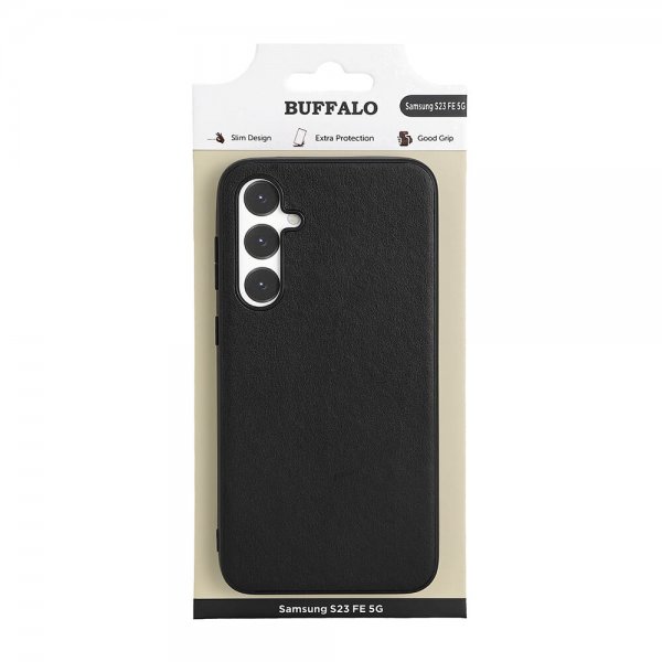 Buffalo Samsung Galaxy S23 FE Deksel PU Svart