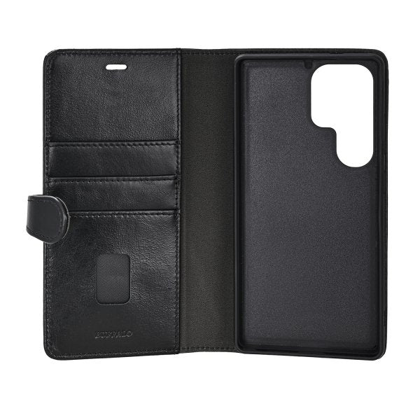 Buffalo Samsung Galaxy S25 Ultra Etui 2-in-1 Detachable Wallet Svart