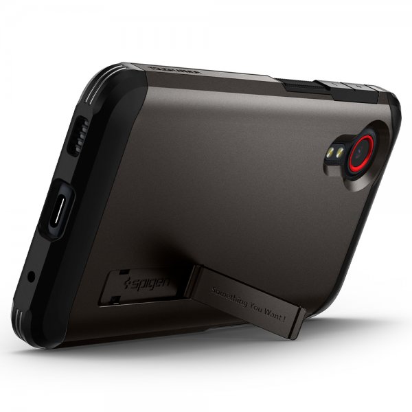 Spigen Samsung Galaxy XCover 5 Deksel Tough Armor Gunmetal