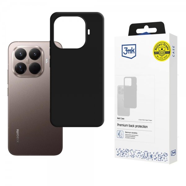 3mk Xiaomi 15T Pro Deksel Matt Case Svart