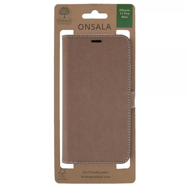 Onsala iPhone 11 Pro Max Etui ECO Brun