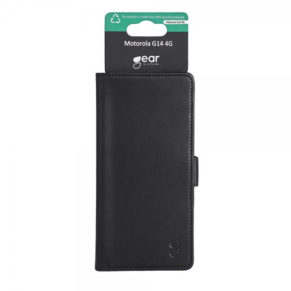 Gear Motorola Moto G14 Etui 3 Kortlomme Svart
