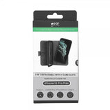 Gear iPhone 15 Pro Max Etui 7 Kortlomme Avtakbart deksel MagSeries Svart