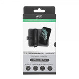 Gear iPhone 15 Pro Etui 7 Kortlomme Avtakbart deksel MagSeries Svart
