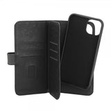 Gear iPhone 15 Plus Etui 7 Kortlomme Avtakbart deksel MagSeries Svart