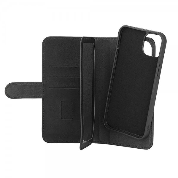 Gear iPhone 15 Plus Etui 7 Kortlomme Avtakbart deksel MagSeries Svart
