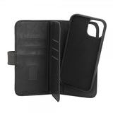 Gear iPhone 13/14/15 Etui 7 Kortlomme Avtakbart deksel MagSeries Svart