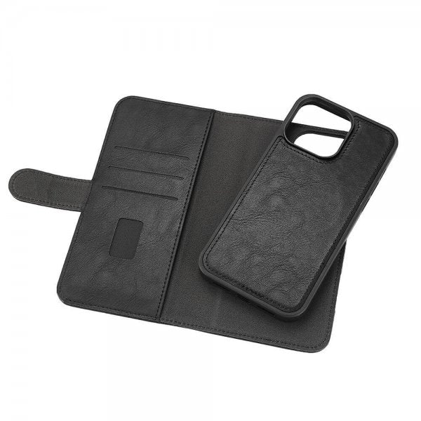 Gear iPhone 15 Pro Max Etui 3 Kortlomme Avtakbart deksel MagSeries Svart