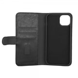 Gear iPhone 15 Plus Etui 3 Kortlomme Avtakbart deksel MagSeries Svart