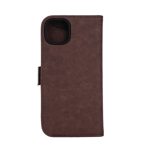 Gear iPhone 15 Plus Etui 3 Kortlomme MagSeries Brun