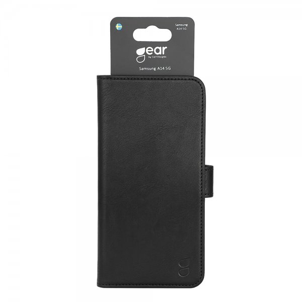 Gear Samsung Galaxy A14 Etui 3 Kortlomme  Svart