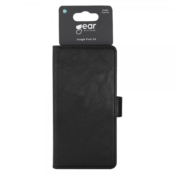 Gear Google Pixel 6a Etui med Kortlomme Svart