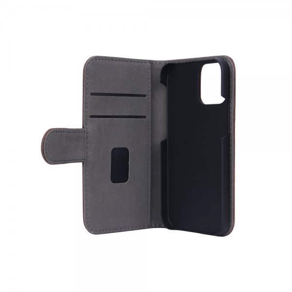 Gear iPhone 12 Mini Etui Mobile Wallet Nubuck Brun