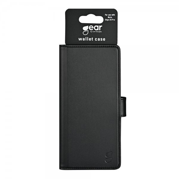 Gear Motorola Edge 20 Pro Etui 3 Kortlomme  Svart