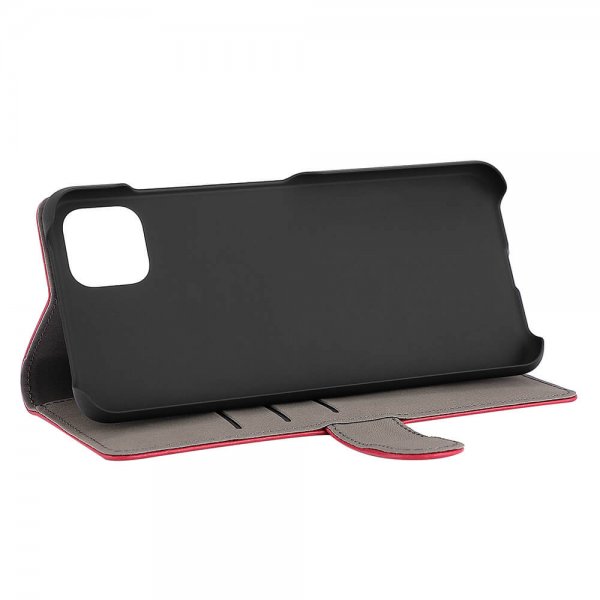 Gear Samsung Galaxy A22 5G Etui med Kortlomme Rød