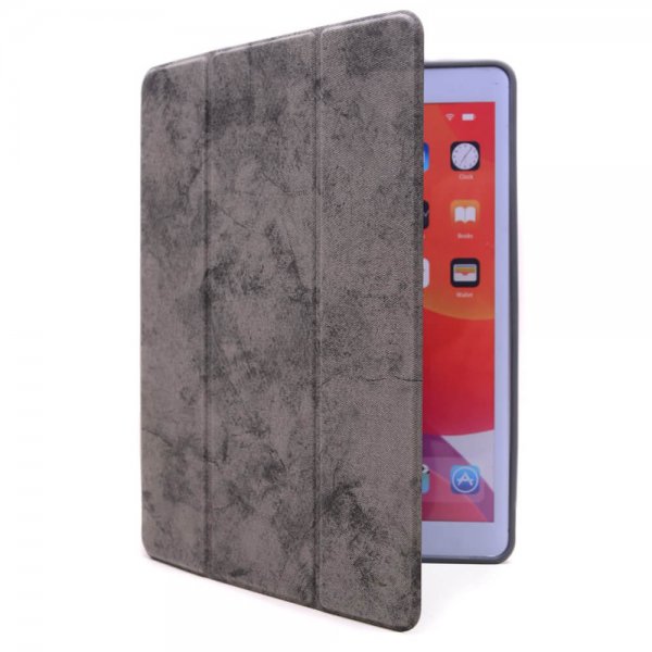 Gear iPad 10.2 (gen 7/8/9) Etui Trifold Stand Folio Grå