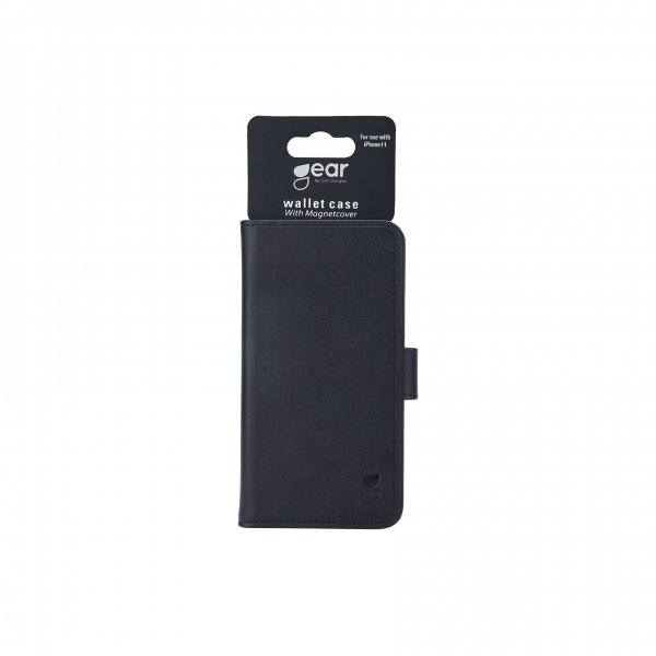 Gear iPhone 11 Etui 3 Kortlomme Avtakbart deksel Svart