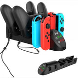 Ipega 6 i 1 ladestasjon for Nintendo Switch kontrollere