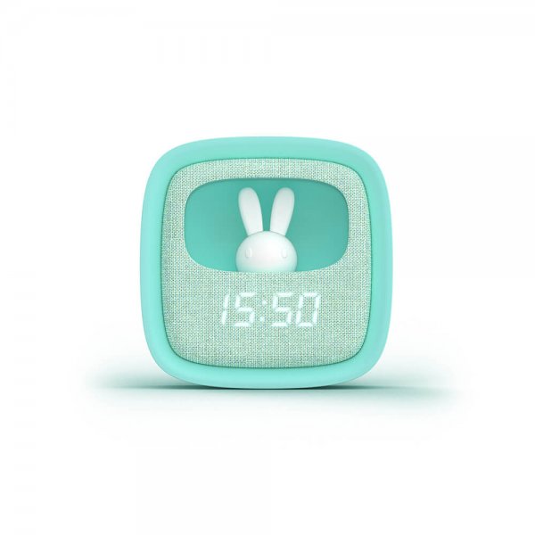 Mobility on Board Vekkerklokke med nattlys Billy Clock Mint Green