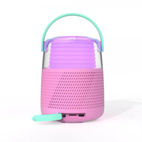 Mobility on Board Høyttaler Karaoke Kit LED Rosa