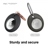 Elago Etui med nøkkelring for AirTag Svart