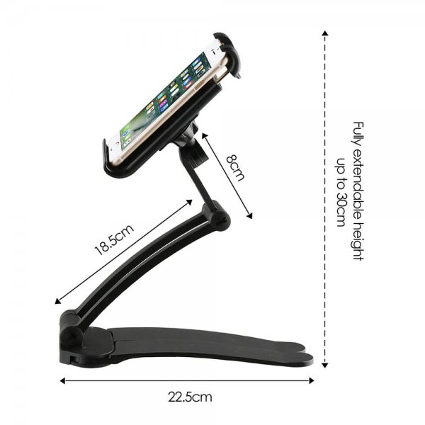 desire2 Tablett og mobilholder 2i1 Bordstativ og Veggmontert