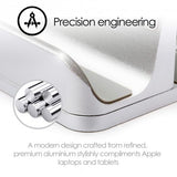 desire2 Dobbel Bordsstativ for Tablet Mac/Ultrabooks Justerbar Aluminium