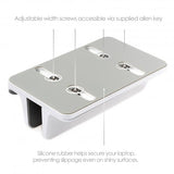 desire2 Dobbel Bordsstativ for Tablet Mac/Ultrabooks Justerbar Aluminium