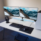desire2 Monitor Arm Duo Aluminium