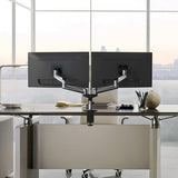 desire2 Monitor Arm Duo Aluminium