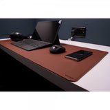 desire2 Skrivebordsmatte Vegansk Lær 400x900 mm Brun