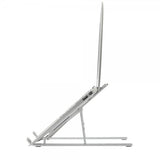 desire2 Vikbart Laptopställ i X-format aluminium