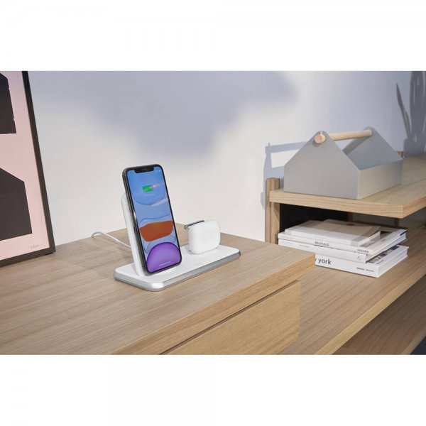 Zens Stand + Dock Aluminium Trådløs Charger