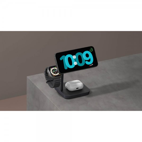 Zens Trådløs lader 4-in-1 MagSafe + Watch Wireless Charging Station