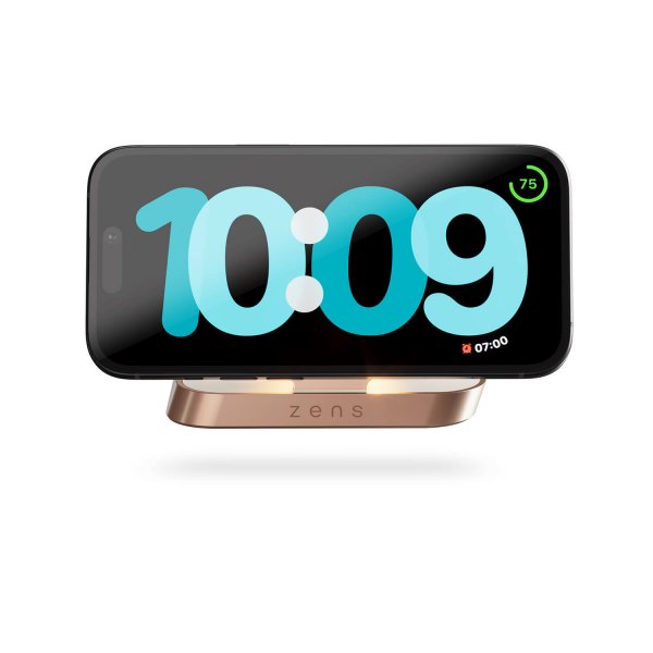Zens Trådløs lader Magnetic Nightstand Charger MagSafe Copper