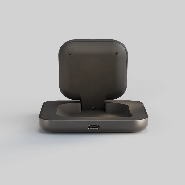 Zens Trådløs lader Magnetic Nightstand Charger Qi2 15W Svart