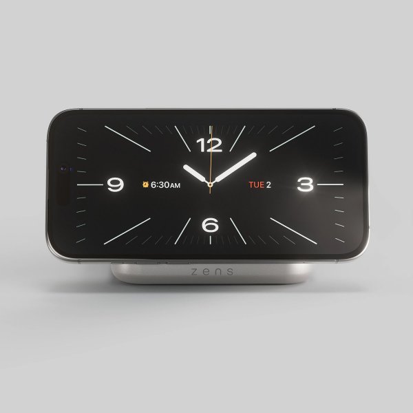 Zens Trådløs lader Magnetic Nightstand Charger Qi2 15W Hvit