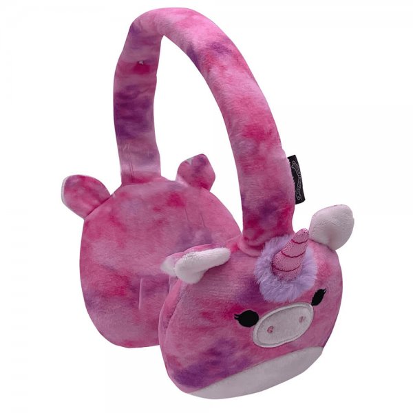 Squishmallows Hodetelefoner Plush Bluetooth Headphones Lola the Unicorn