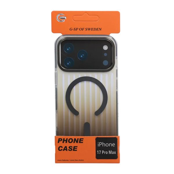 iPhone 17 Pro Max Deksel Korrugerte MagSafe Grå