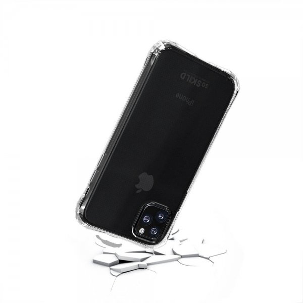 SoSkild iPhone 11 Pro Max Deksel med Skjermbeskytter Absorb 2.0 + Crystal Glass