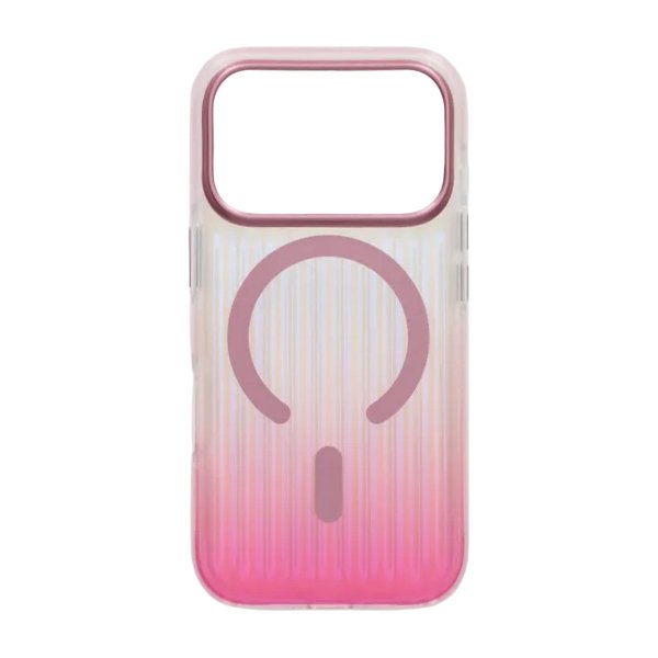 iPhone 17 Pro Deksel Korrugerte MagSafe Rosa