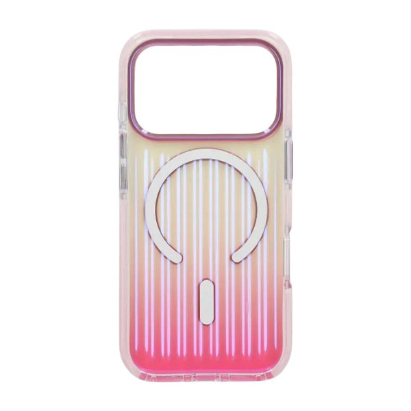 iPhone 17 Pro Max Deksel Korrugerte MagSafe Rosa