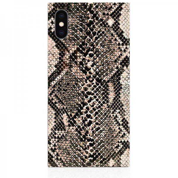 iDecoz iPhone X/Xs Deksel Square Case Python