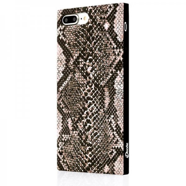 iDecoz iPhone 7 Plus/iPhone 8 Plus Deksel Square Case Python