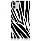 iDecoz iPhone 11 Deksel Square Case Sebra