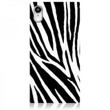 iDecoz iPhone Xr Deksel Square Case Sebra