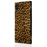 iDecoz iPhone Xs Max Deksel Square Case Leopard