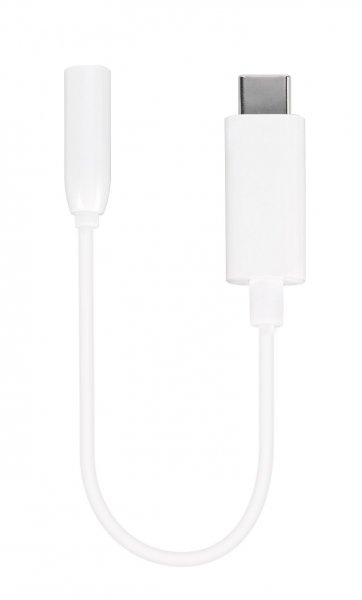 Vivanco Adapter USB Type-C to 3.5mm Hvit