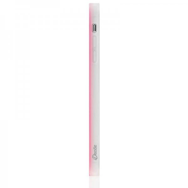iDecoz iPhone X/Xs Deksel Square Case Neon Rosa